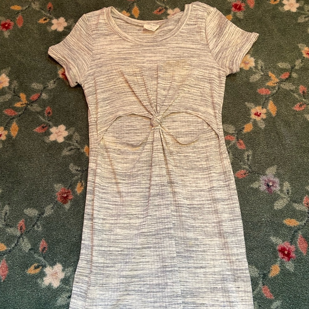 Emory Park mini T shirt dress w/ cut outs